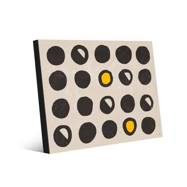 Circle Sequence Brown, 20 inch x 24 inch Metal Wall Art, Size: 20 x 24