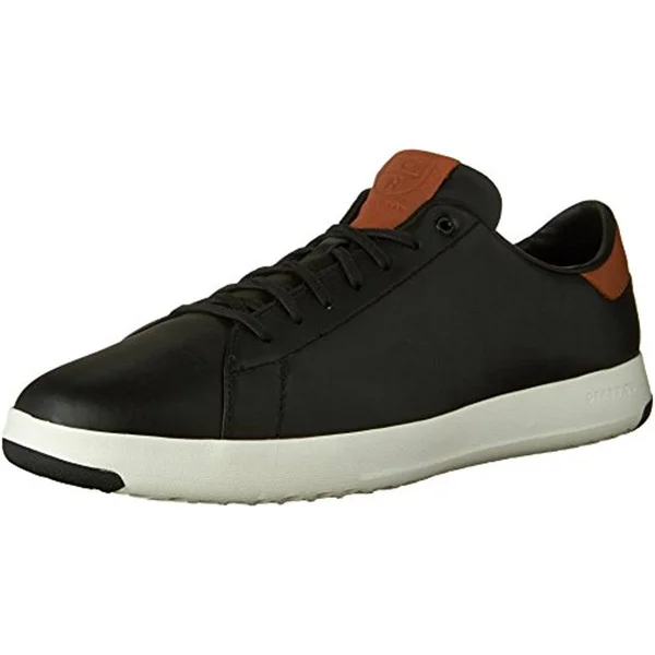 Cole Haan Grandpro Tennis Black/British Tan - Men's, Size: 10 Wide
