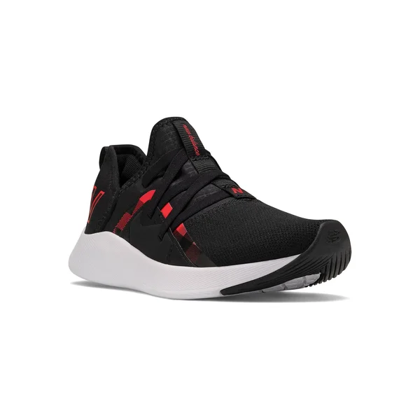 Women's New Balance Beaya Slip-On Training Shoe - Black/Red - Size 8