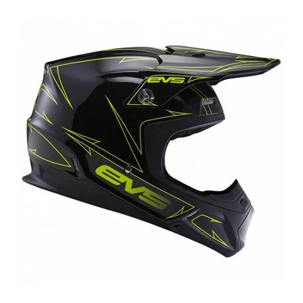 EVS T5 Pinner Helmet Small Black/Hi-Viz Yellow