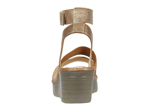 Women's Fly London Yode Wedge Sandal, Size 8-8.5US - Beige