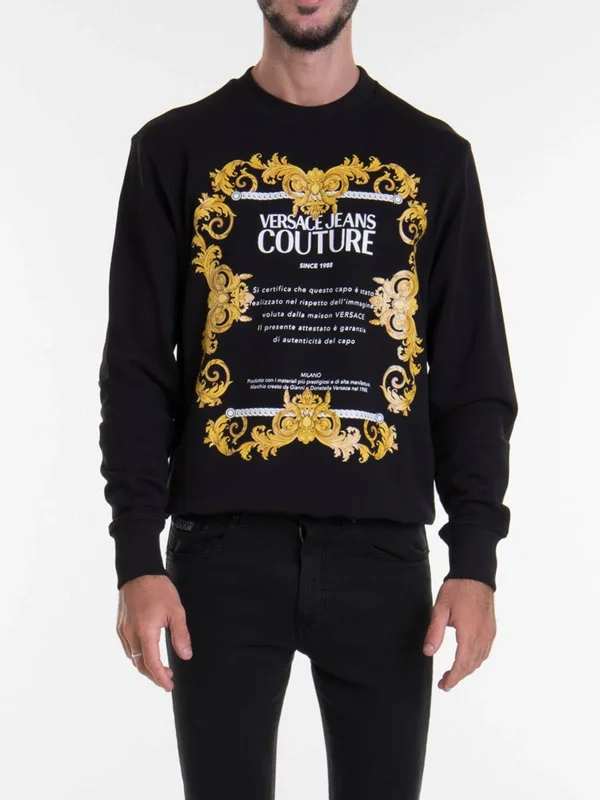 Versace Jeans Couture Logo Sweatshirt Black