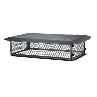 Jayde Galvanized Steel Multi-Flue Chimney Cap Symple Stuff Size: 10x22 H x 21x22 W x 14x22 D