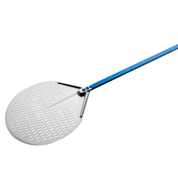 Gi Metal Perforated Round Pizza Peel - Anodized Aluminum, 72x22 Length, 1 Each