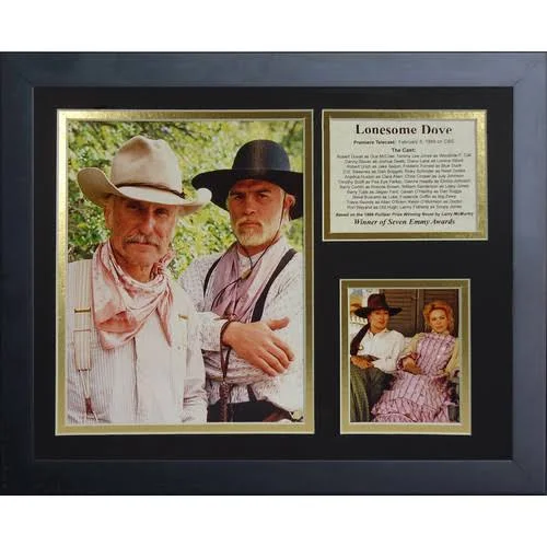 Legends Never Die Lonesome Dove Framed Memorabilia