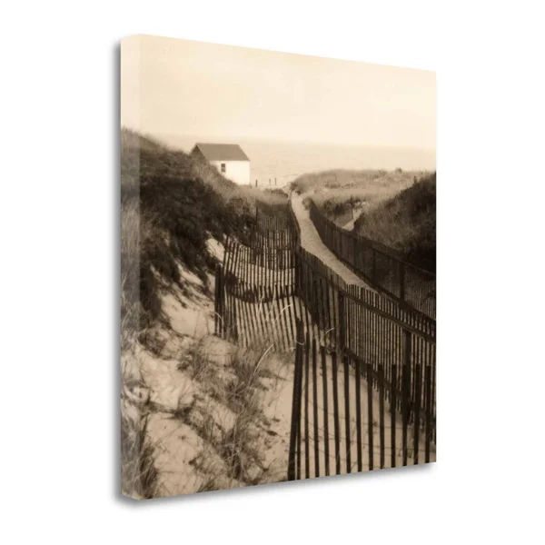 30x22 x 30x22 Dune Fence by Christine Triebert Fine Art Giclee Print