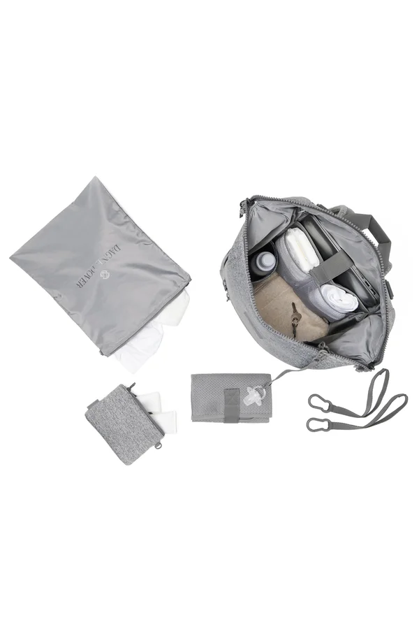 Dagne Dover Indi Diaper Backpack Heather Grey One Size