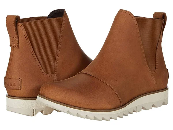 Sorel Women's Harlow Chelsea Boot Size 5 - Tan