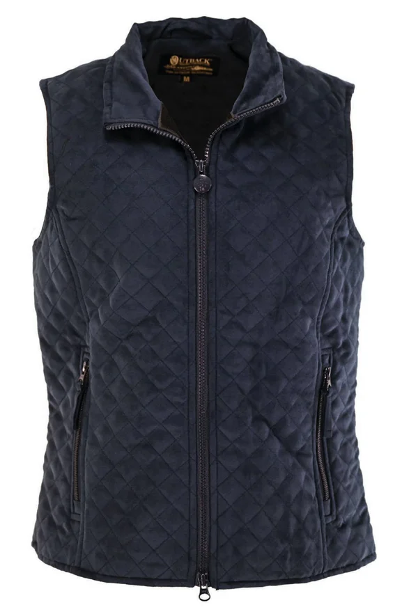 Outback Trading Grand Prix Quilted Vest 3X Navy
