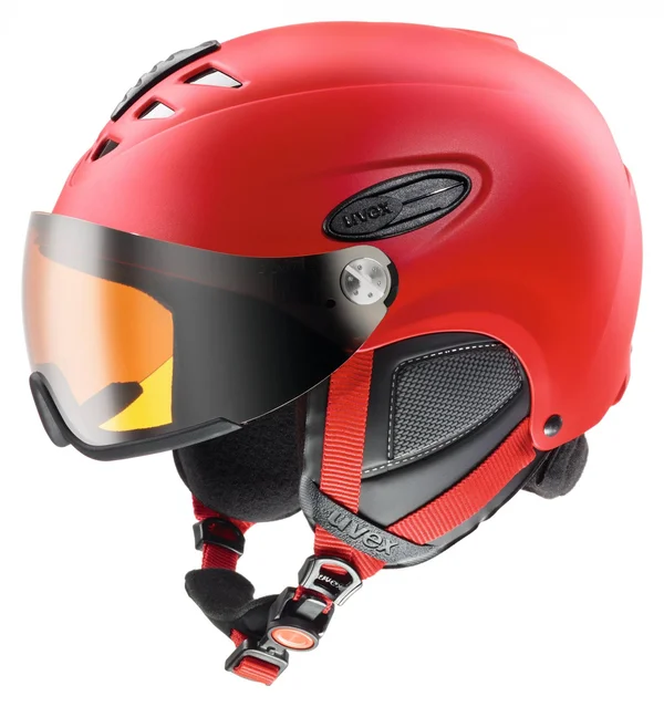 Uvex Hlmt 300 Visor Ski Helmet Red Mat Xs-S (53-56 cm)