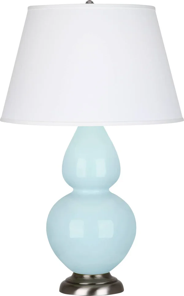 Robert Abbey Lighting 1676X Double Gourd - Table Lamp Baby Blue