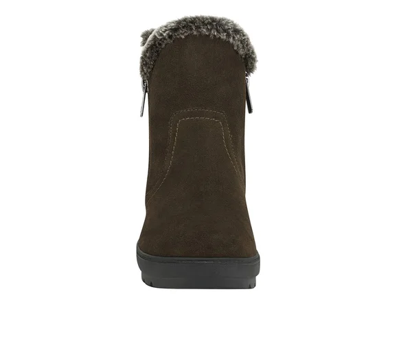 Easy Spirit Women's Adabelle Bootie - Size: 9.5, Dark Green Suede