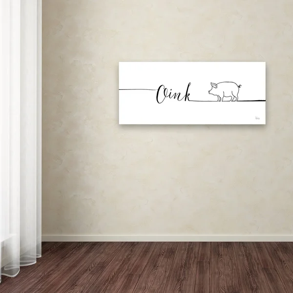Trademark Fine Art 'Underlined Farm I' Canvas Art by Veronique Charron, Size: 14 x 32