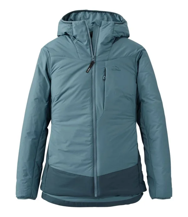 Women's Petite Stretch Primaloft Packaway Hooded Jacket Multi Color Medium, L.L.Bean