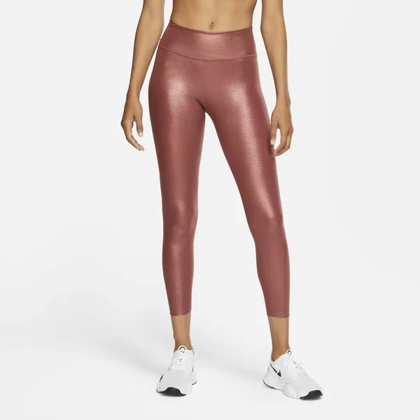 Nike One Icon Clash Women's Mid-Rise 7/8 Shimmer Leggings
