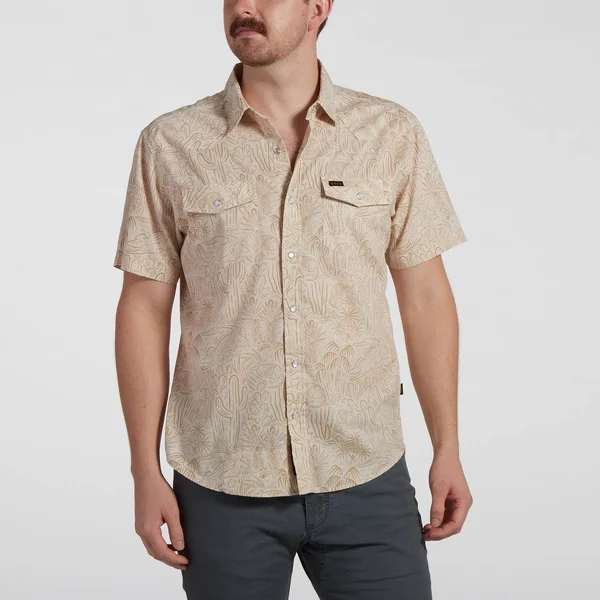 Howler Brothers Men's H Bar B Snapshirt - XL - Panhandle Handshake, Riverbed
