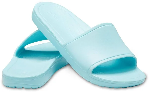 Crocs Sloane Slide - Blue - Flat Sandals