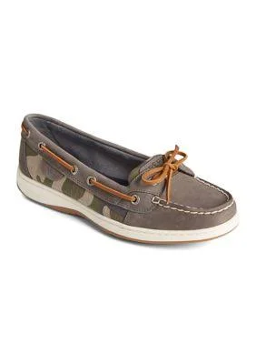 Sperry Women's Angelfish Camo Boat Shoes - Dark Grey - 7.5M
