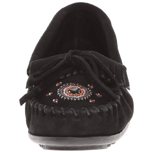 Minnetonka Women's Me to We Moccasin 8.5, Dusty Brown