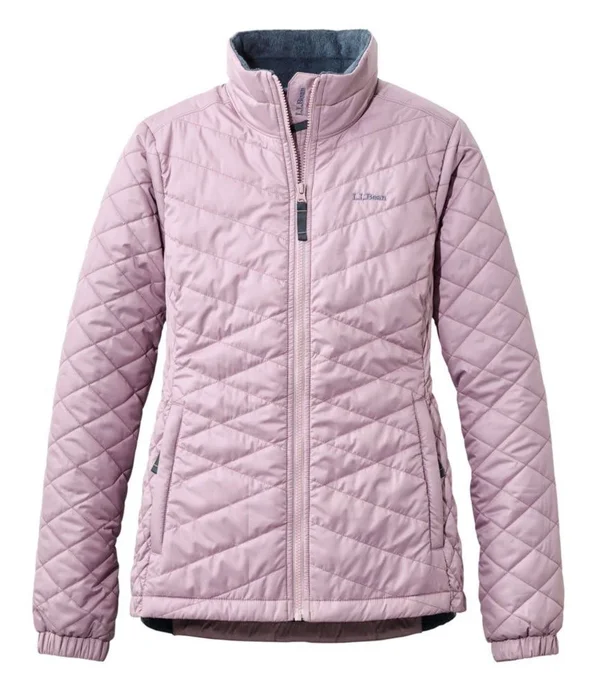 Women's Fleece-Lined Primaloft Jacket Purple Extra Small - L.L.Bean