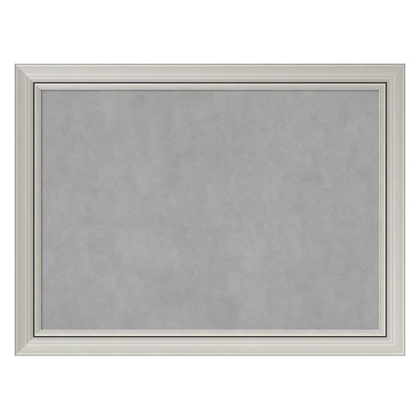 Amanti Art DSWROMMB3224 Romano 32 inch x 24 inch Framed Magnetic Board - Silver