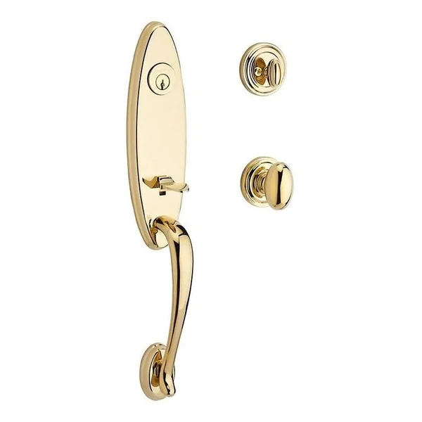 Baldwin SC.CHEXELL.TRR.SMT Chesapeake SmartKey Single Cylinder Keyed Entry Handl Lifetime Polished