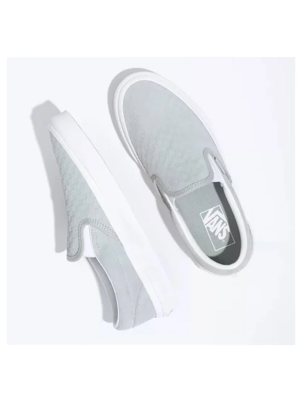Vans Emboss Mini Check Classic Slip-On (Mirage Gray/True White)