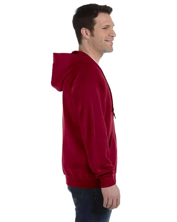 Gildan G186 - Heavy Blend 8 oz., 50/50 Full-Zip Hood - Cardinal Red