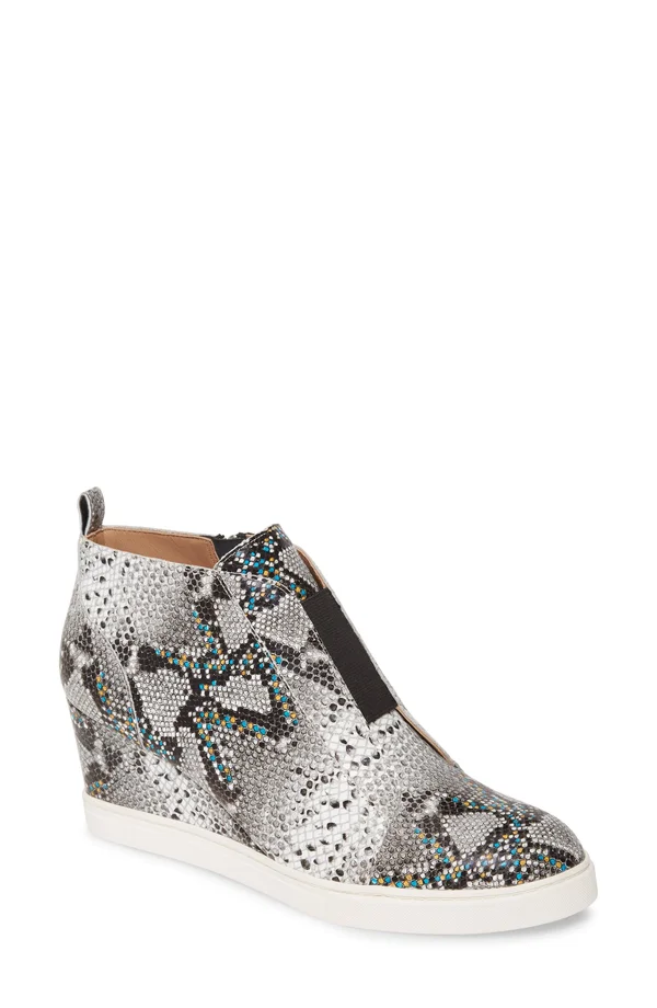 Linea Paolo Felicia 3 Women's Shoes White/Black/Grey : 7 M