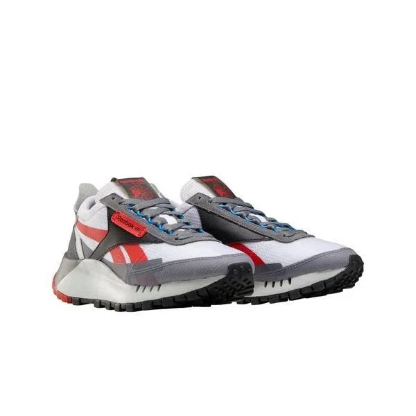 Reebok Classic Legacy Red/White/Grey Grade School Boys& Shoes, Size: 6