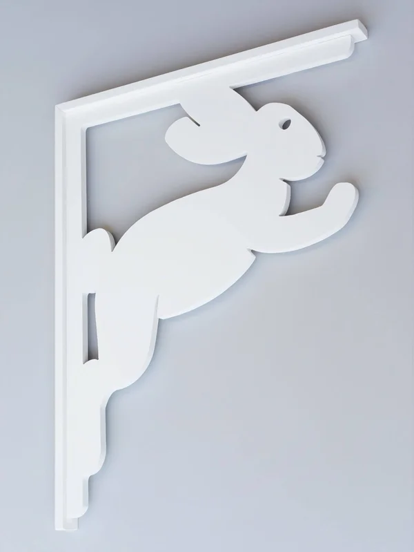 Nature Brackets Rabbit Decorative Bracket with Frame - 12x22