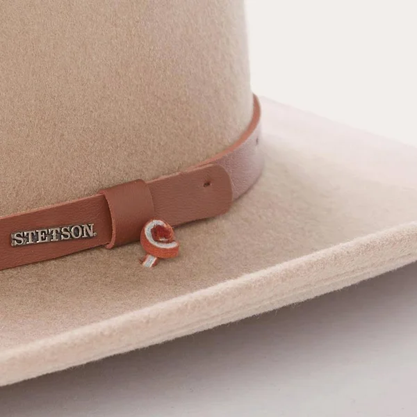 Stetson Bozeman Crushable Wool Hat - Mushroom
