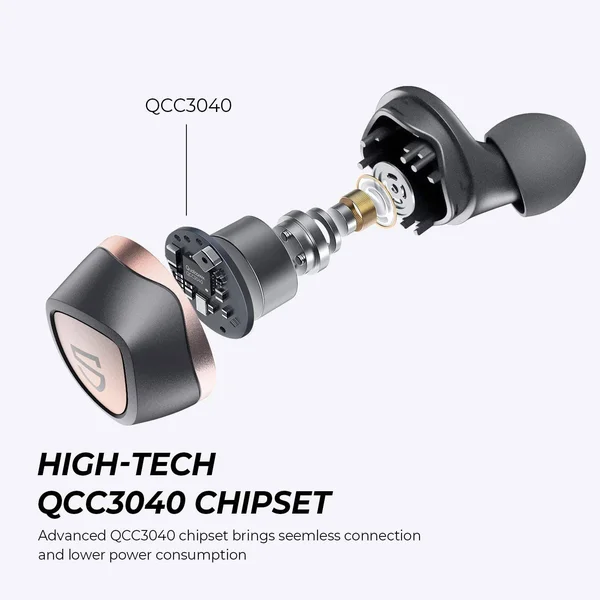 Soundpeats Sonic Wireless Earbuds In-Ear Bluetooth Headphone - Bluetooth 5.2 Earbuds APTX-Adaptive Wireless Earphones with Immers