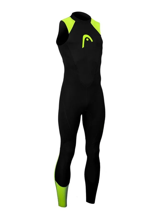 Head Explorer Lj 3.2 Sleeveless Neoprene Wetsuit Black Green - M