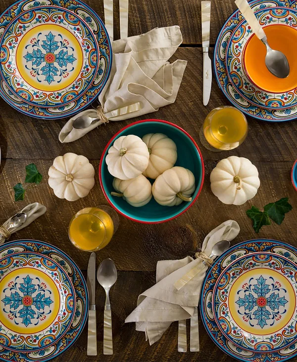 Zanzibar 16 Piece Stoneware Dinnerware Set by Euro Ceramica