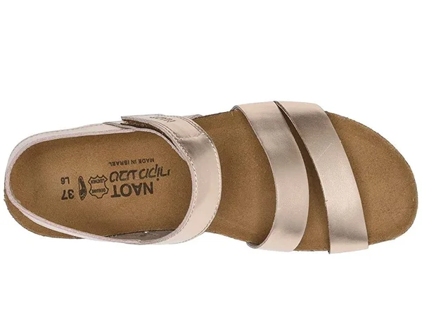 Naot Women's Kayla Sandal - Size: 36, Rose Gold Leather