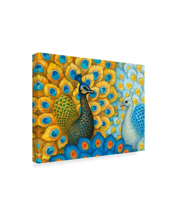 Trademark Fine Art Ali31197-C2432Gg Maria Rytova 'Peacocks' Canvas Art