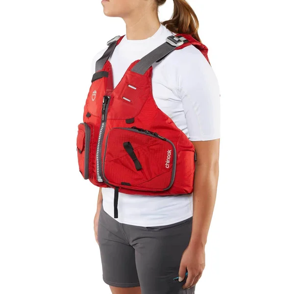 NRS - Chinook Fishing PFD L-XL, Red