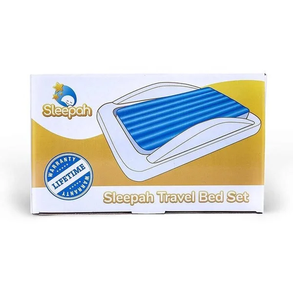 Sleepah Inflatable Toddler Travel Bed Inflatable & Portable Bed Air Mattress Set Blow Up Mattress for Kids with High Safety