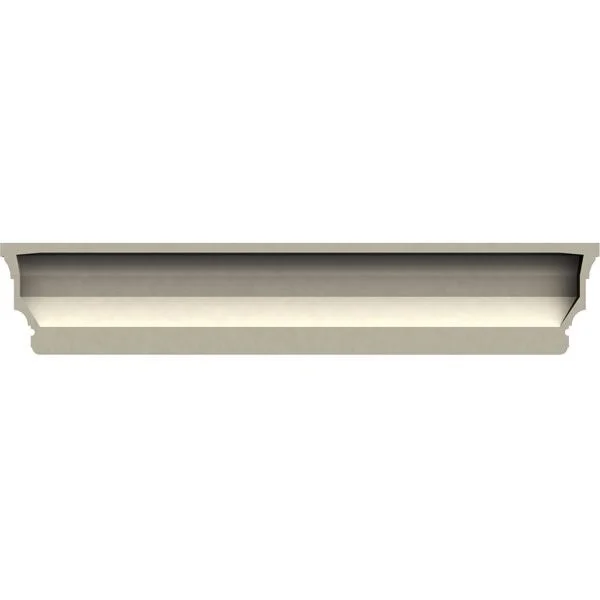 Ekena Millwork CRH07X93ST 93x22 Bottom Width x 96 3/4x22 Top Width x 7 1/8x22H x 5/8x22P Stockport Crosshead