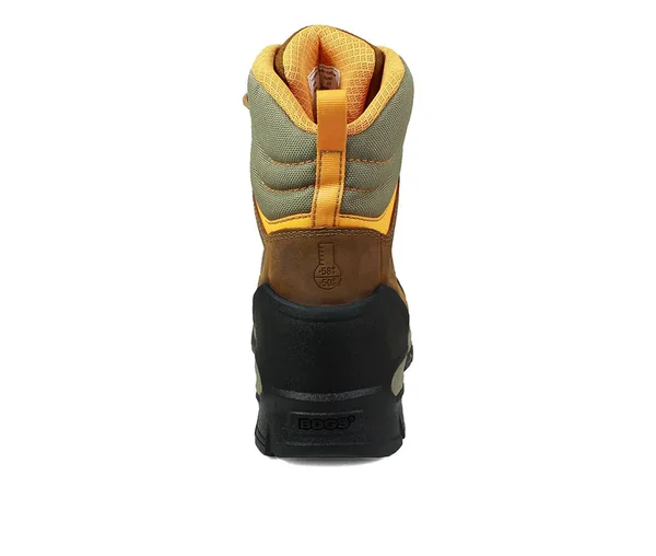 Bogs Men's Bedrock 8 in. Comp Toe Insulated Boot Brown Multi 7