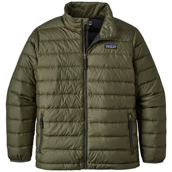 Patagonia Down Sweater - Boys& Industrial Green, L