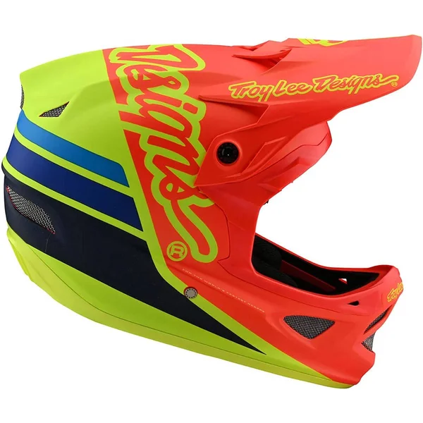 Troy Lee Designs D3 FIBERLITE; Silhouette Navy, Silver 2x