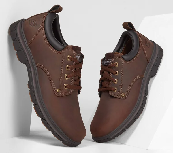 Skechers Men's Segment Rilar Oxford, Brown
