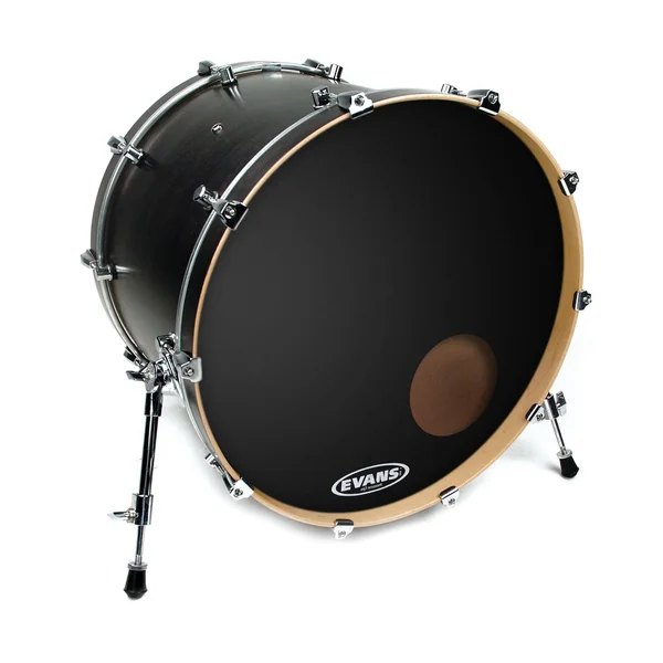 Evans EQ3 Resonant Black Bass Drum Head, 18x22