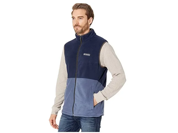 Columbia Men's Basin Trail Fleece Vest - Small - Dark Mountain/Collegiate Navy