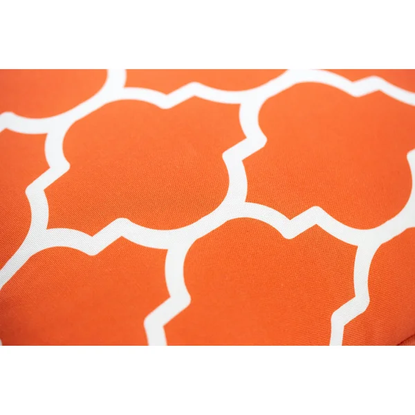 Sonoma Outdoor Pillow - Lime, 17 in. Sq with PIPING - Orange
