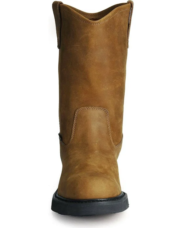 Wolverine Men's Ingham Durashocks Wellington Work Boot Brown - 14, M
