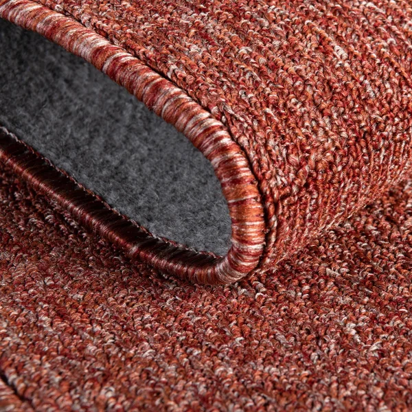 Unique Loom Everyday Shag Plush Area Rug 2' 6 x 10' Runner in Rust Red