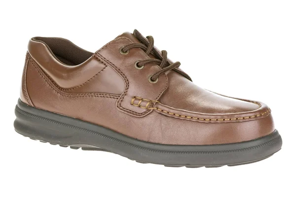 Hush Puppies Men's Gus Leather Shoes, Tan, 8